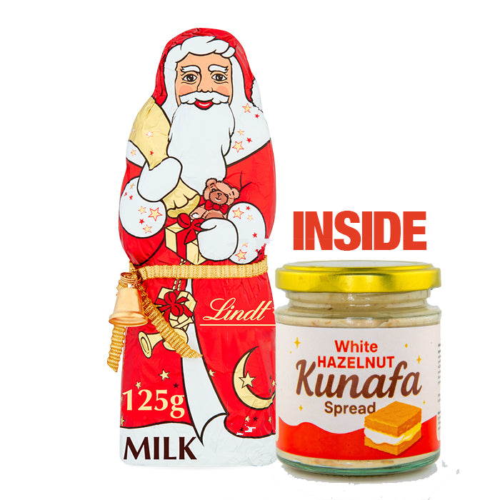 Kinder-style Kunafa Chocolate Santa 125g