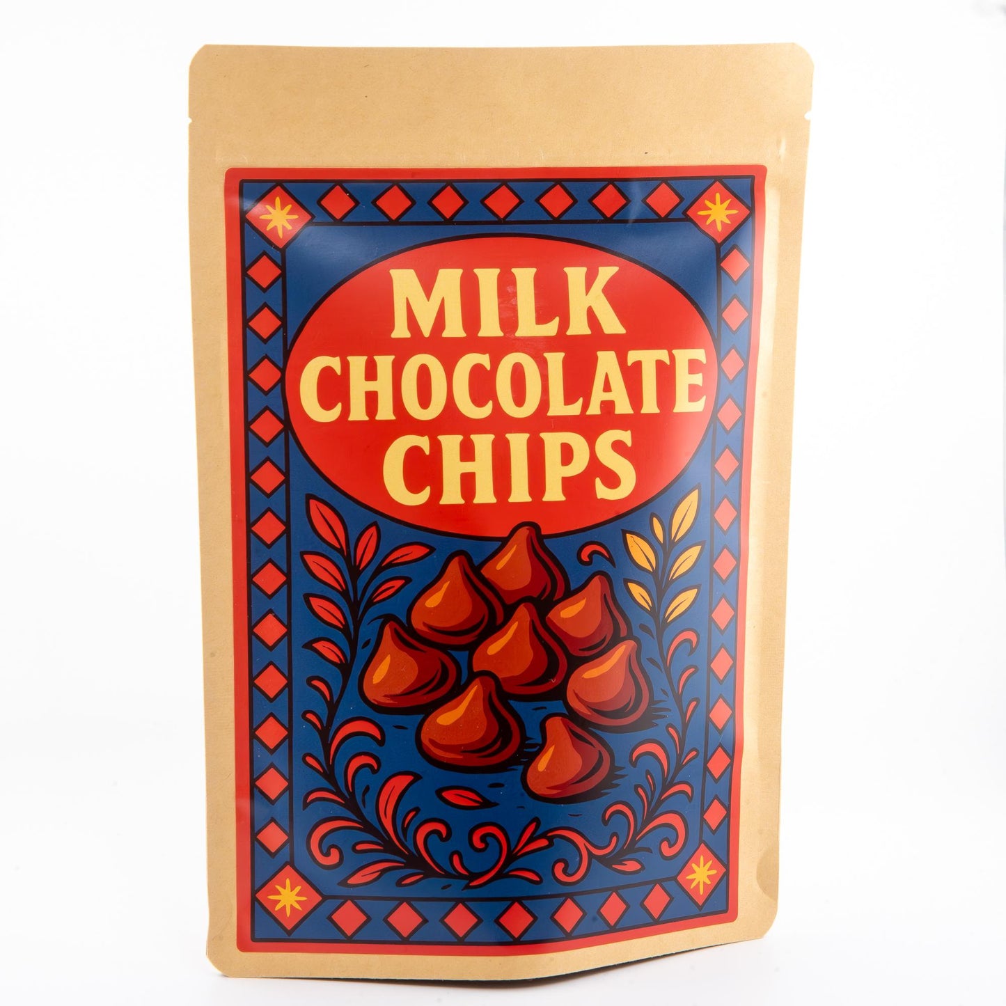 Milk Chocolate Chips 200g Pouch for Dubai Chocolate Bar