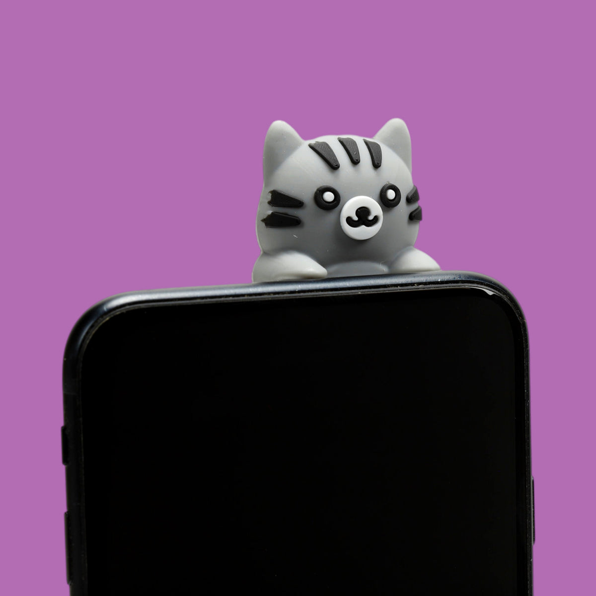 Adoramals Peeker Phone Charm – Axolotl, Sloth, Capybara & Cat Self-Adhesive Peeking Figure