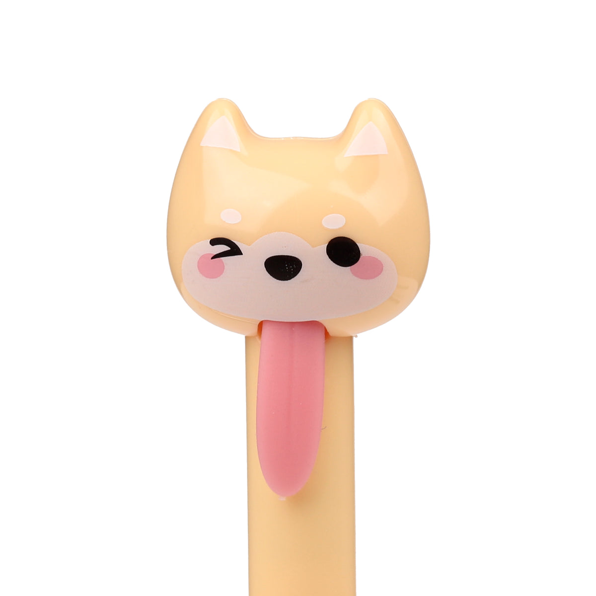 Dog Tongue Pull Pen – Adoramals Clicker Novelty Dog Clickers Pen – Cute Kawaii Fidget Stationery