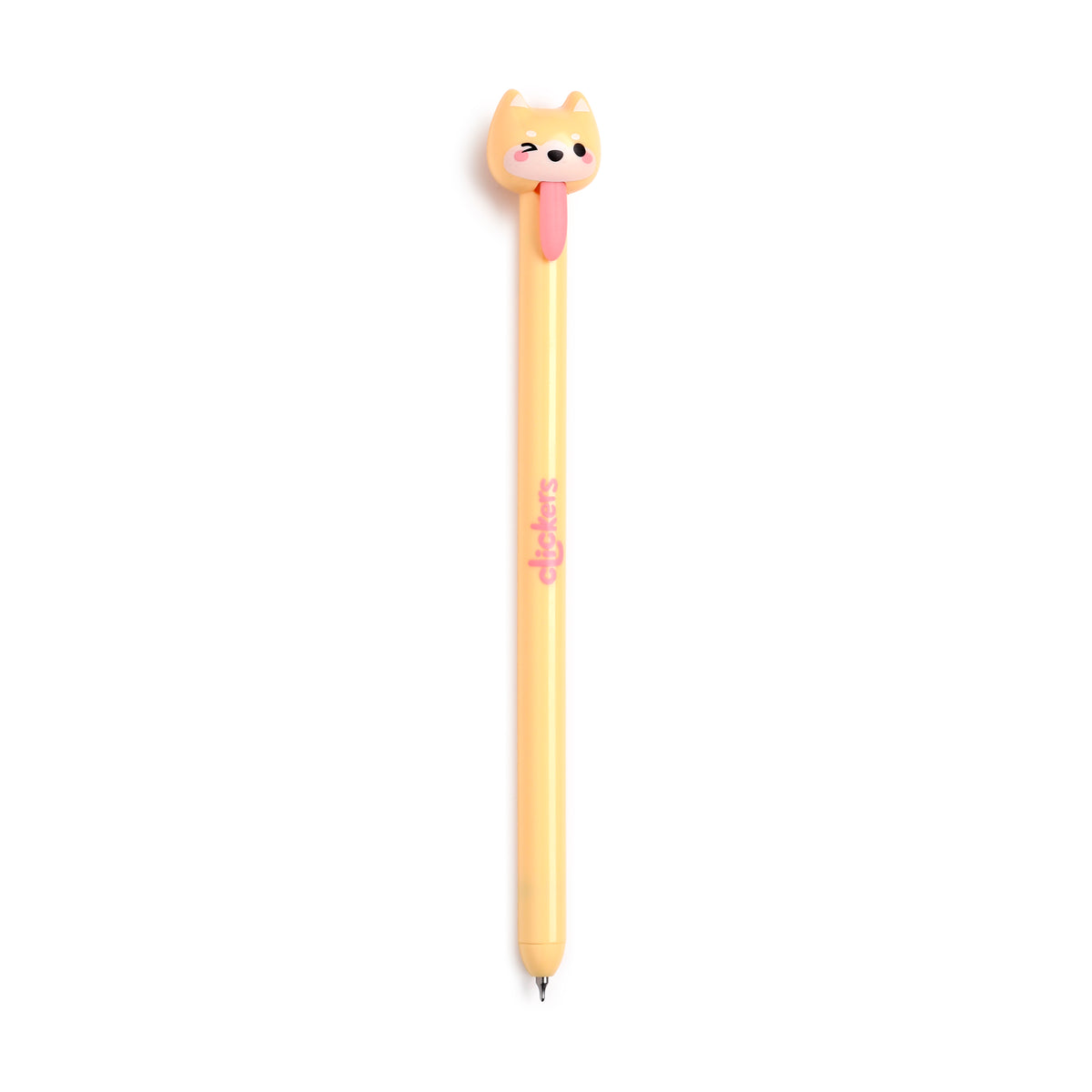 Dog Tongue Pull Pen – Adoramals Clicker Novelty Dog Clickers Pen – Cute Kawaii Fidget Stationery