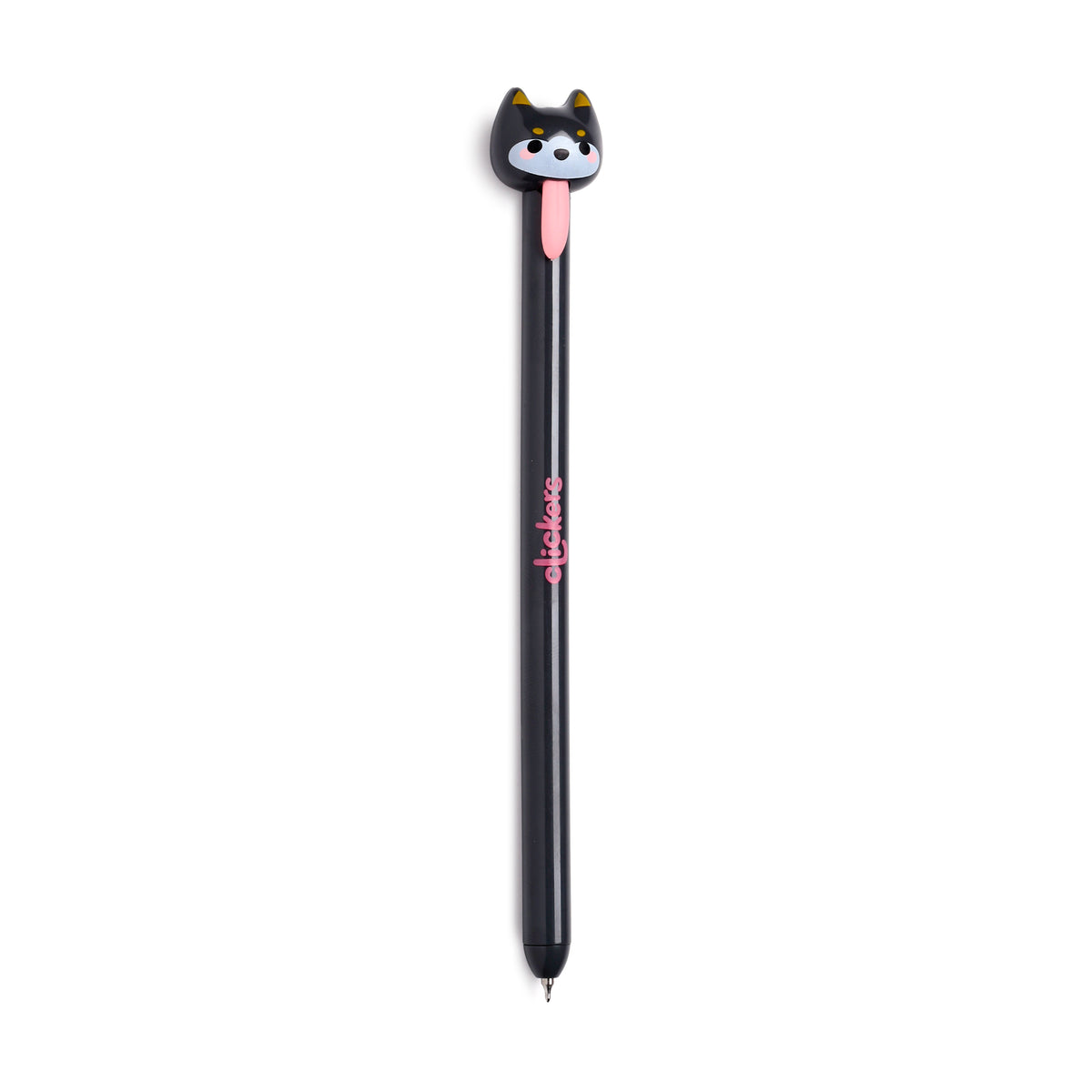 Dog Tongue Pull Pen – Adoramals Clicker Novelty Dog Clickers Pen – Cute Kawaii Fidget Stationery