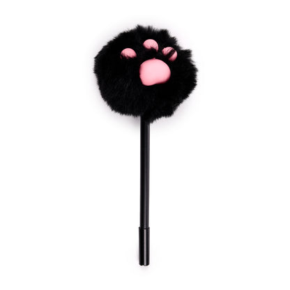 Cat Paw Fluffy Pom Pom Pen – Cute Kawaii Toe Beans Fine Tip Black Ink Novelty Stationery Gift