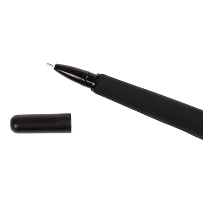 Lucky the Black Cat Fine Tip Pens – Set of 2 Cute Black Cat Writing Pens – Novelty Cat Stationery Gift