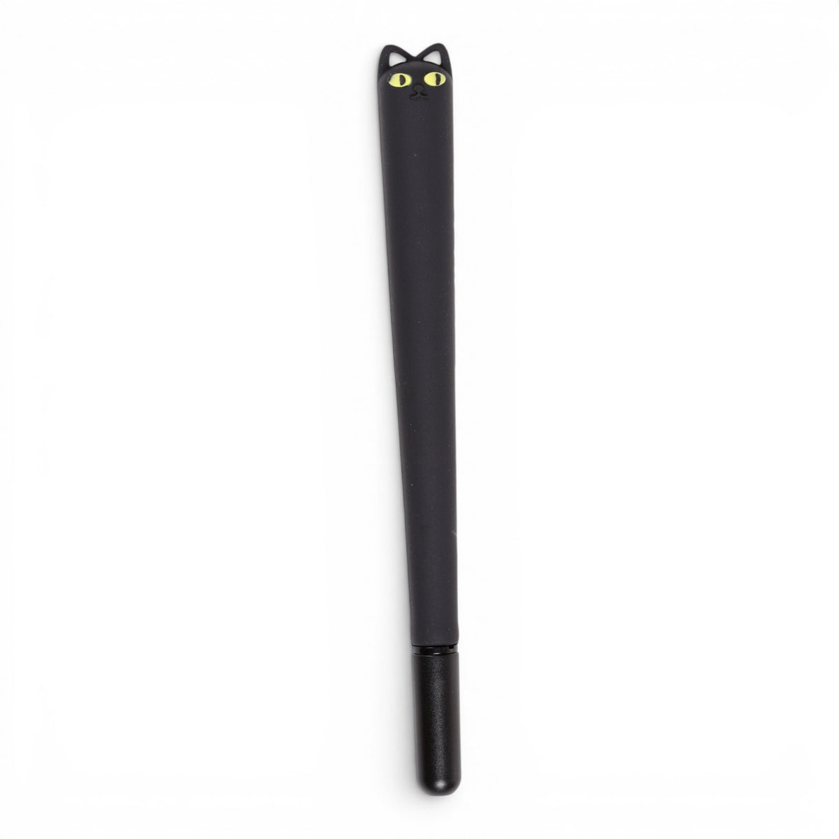 Lucky the Black Cat Fine Tip Pens – Set of 2 Cute Black Cat Writing Pens – Novelty Cat Stationery Gift