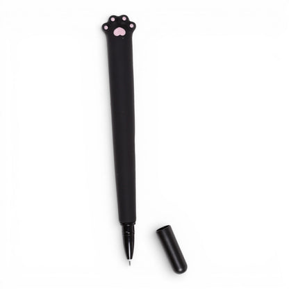 Lucky the Black Cat Fine Tip Pens – Set of 2 Cute Black Cat Writing Pens – Novelty Cat Stationery Gift