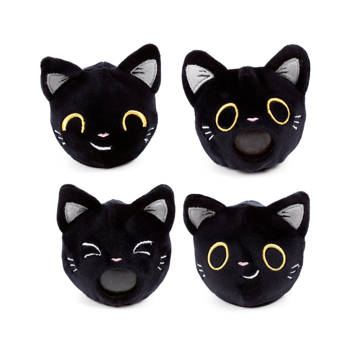 Queasy Squeezies Black Cat Squeezy Toy – Magic Fortune Teller Puking Plush Squishy & Sensory Toy – Vomiting Cat