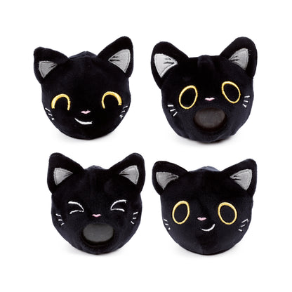 Queasy Squeezies Black Cat Squeezy Toy – Magic Fortune Teller Puking Plush Squishy & Sensory Toy – Vomiting Cat