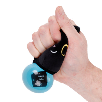 Queasy Squeezies Black Cat Squeezy Toy – Magic Fortune Teller Puking Plush Squishy & Sensory Toy – Vomiting Cat
