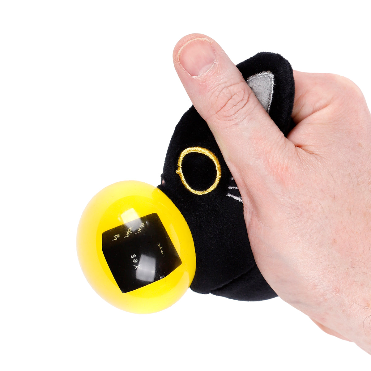 Queasy Squeezies Black Cat Squeezy Toy – Magic Fortune Teller Puking Plush Squishy & Sensory Toy – Vomiting Cat