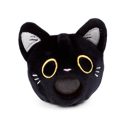 Queasy Squeezies Black Cat Squeezy Toy – Magic Fortune Teller Puking Plush Squishy & Sensory Toy – Vomiting Cat