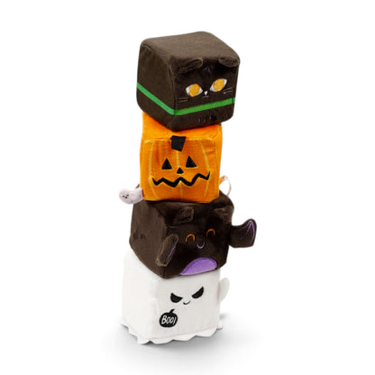 Squish Blox Halloween Squishy Toy – Spooky Memory Foam Plush Stress & Sensory Toy – Pumpkin, Ghost, Bat, Black Cat