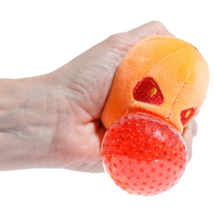 Queasy Squeezies Pumpkin Spooky Halloween Puking Plush Squeezy Toy