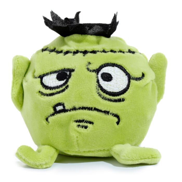 Queasy Squeezies Frankenstein Halloween Spooky Squeezy Toy – Puking Plush Squishy Stress & Sensory Toy – Vomiting Monster