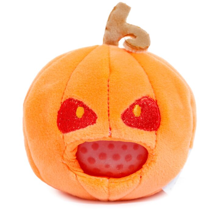 Halloween Squishy – Queasy Squeezies Puking Plush Sensory Fidget Squeezy Toy – Pumpkin, Ghost, Monster & Bat