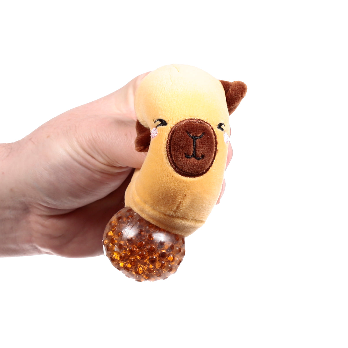 Queasy Squeezies Capybara Squeezy Toy – Puking Plush Squishy Stress & Sensory Toy – Adoramals Vomiting Capybara