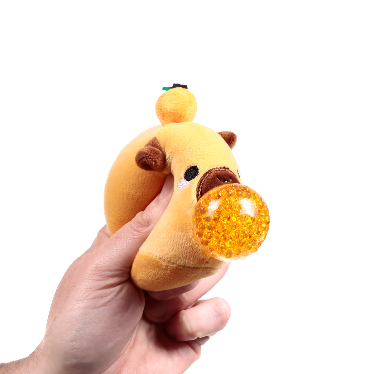 Queasy Squeezies Capybara Squeezy Toy – Puking Plush Squishy Stress & Sensory Toy – Adoramals Vomiting Capybara