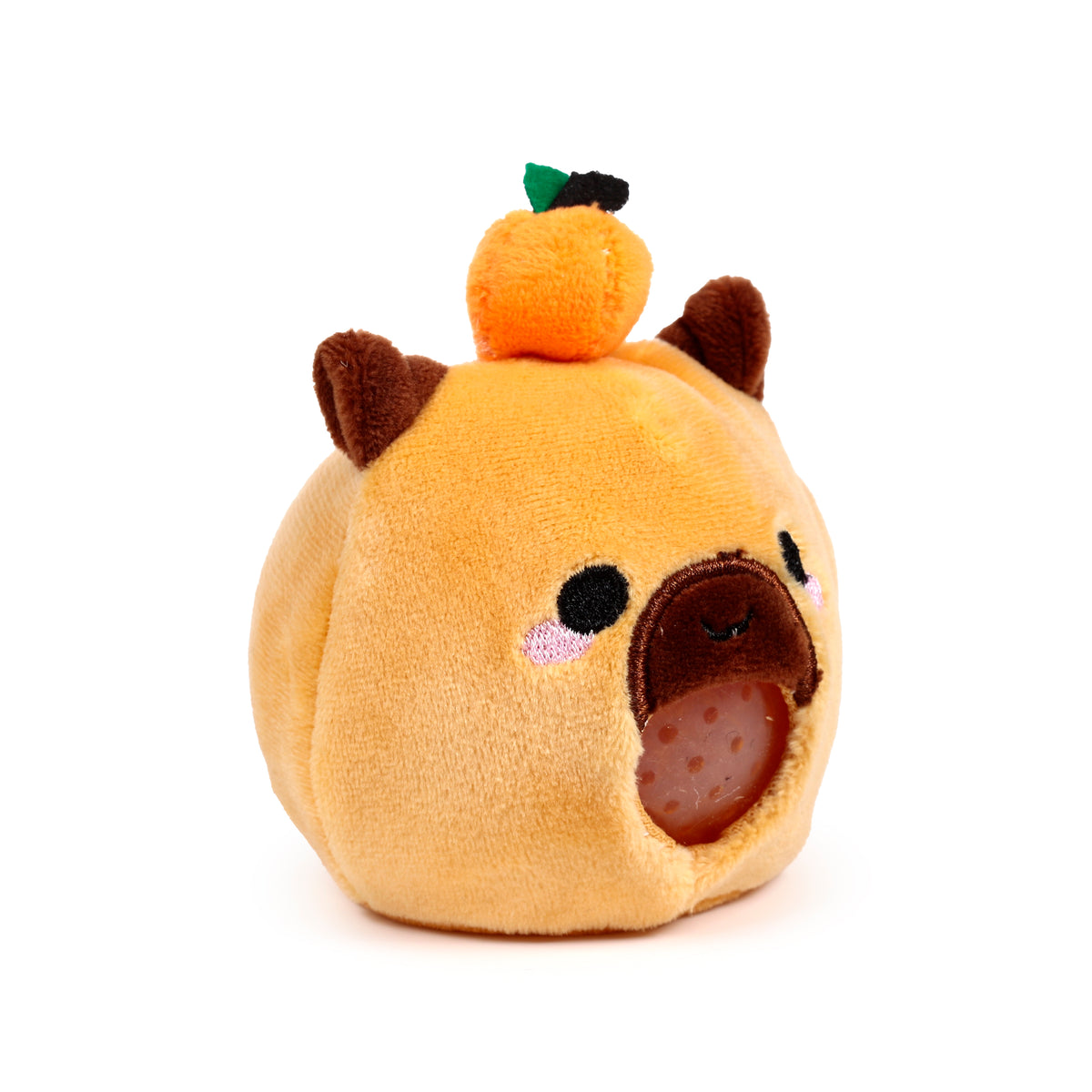 Queasy Squeezies Capybara Squeezy Toy – Puking Plush Squishy Stress & Sensory Toy – Adoramals Vomiting Capybara