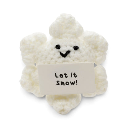 Christmas Emotional Support Crochet Pals – Cute Knitted Festive Mini Plush Toys with Positive Messages – Santa, Reindeer, Penguin, Snowman & Christmas Tree