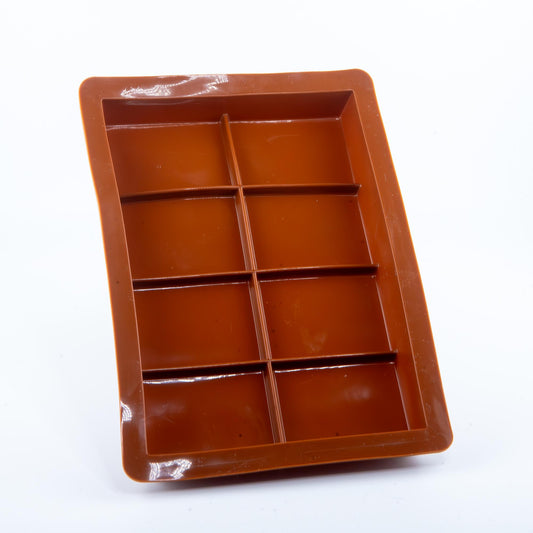 Dubai Chocolate Bar Silicon Mold Large Eight Squares